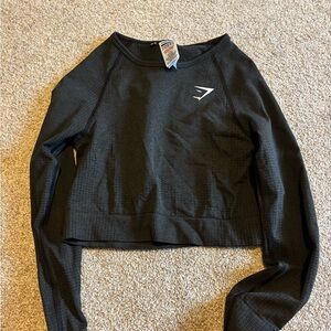 Gymshark cropped workout top womens